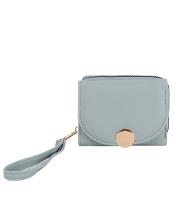 Fashion Flap Wallet Wristlet GLW-0141 DARK BLUE